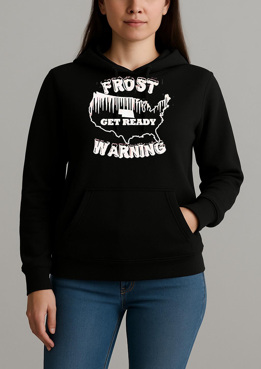 Frost Get Ready Warning United State Map Shirt Unihoodie
