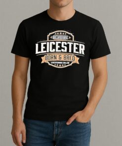 Genuine Leicester Born And Bred Logo Shirt