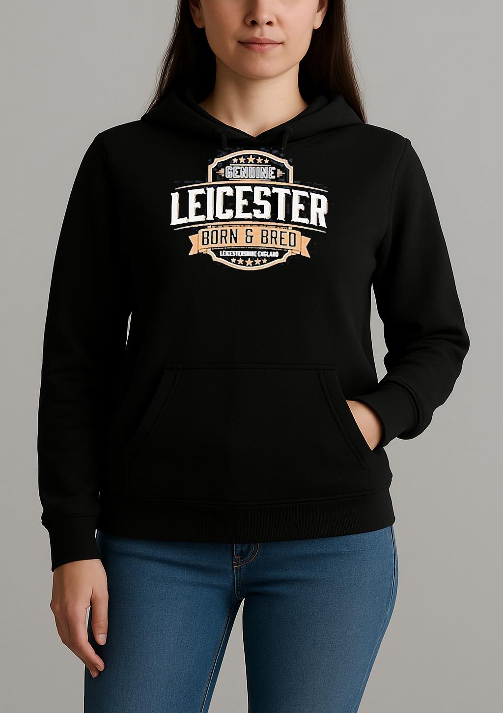 Genuine Leicester Born And Bred Logo Shirt Unihoodie