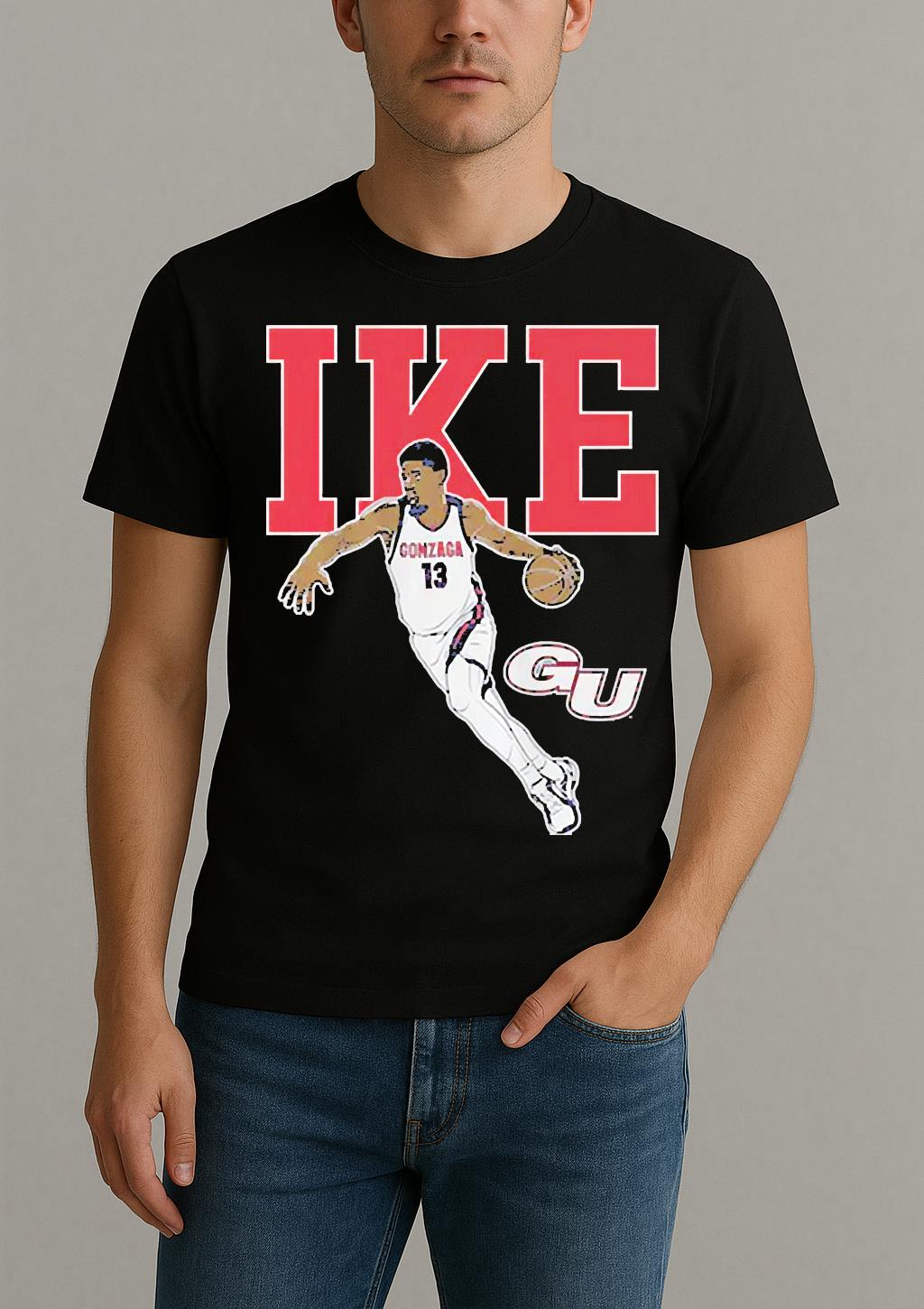 Gonzaga Graham Ike Name Pose Shirt