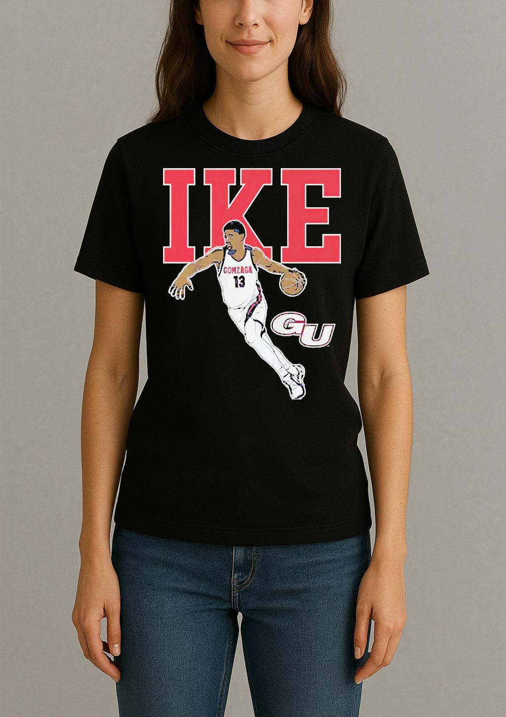 Gonzaga Graham Ike Name Pose Shirt Womentee
