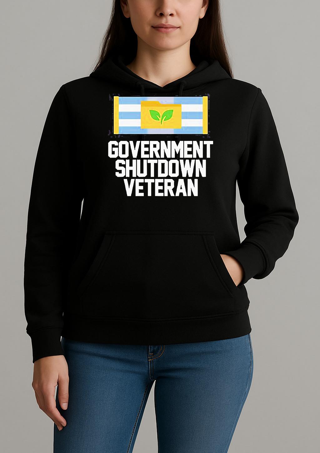 Government Shutdown Veteran Shirt Unihoodie