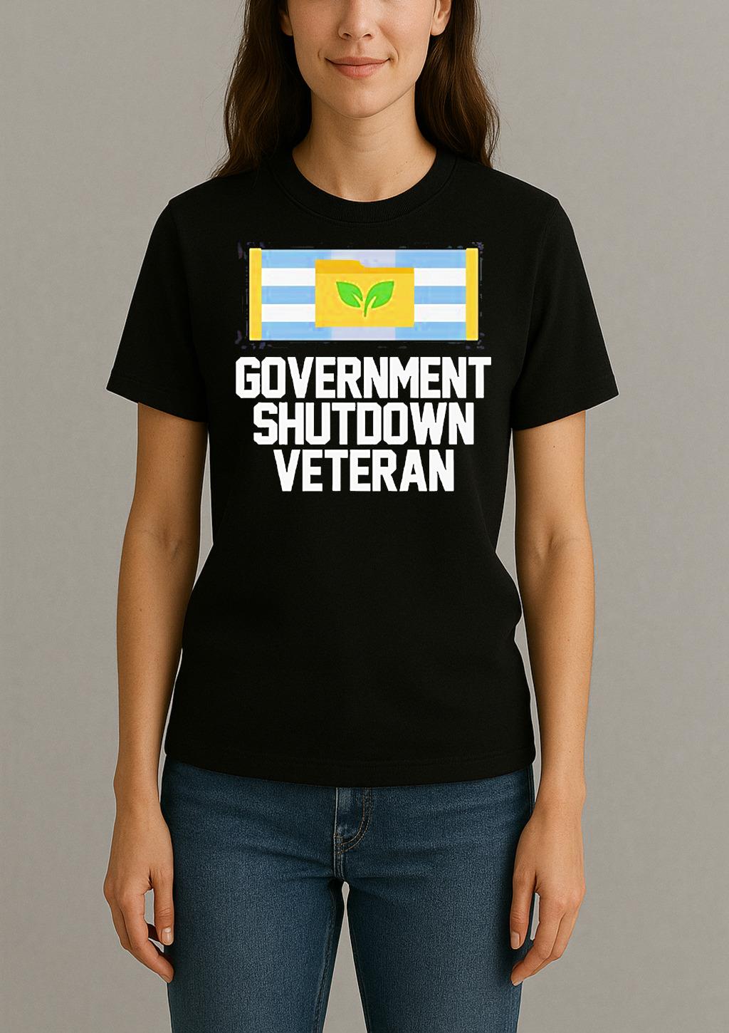 Government Shutdown Veteran Shirt Womentee