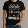 Green Bay Packers Have A Merry Green Bay Mas Merry Christmas Shirt
