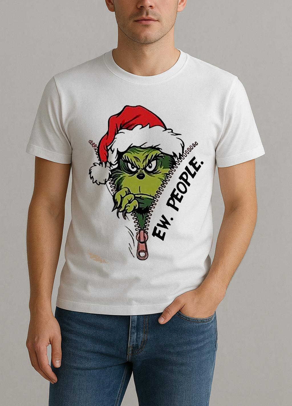 Grinch Ew People 2025 Christmas Shirt