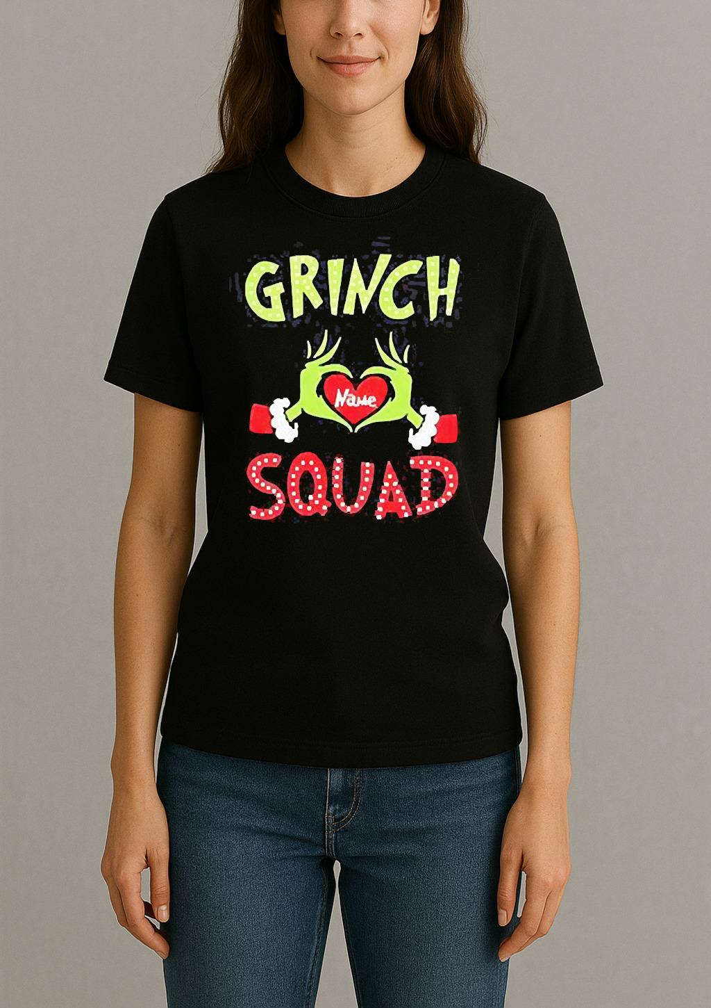 Grinch Squad Christmas 2025 Shirt Womentee