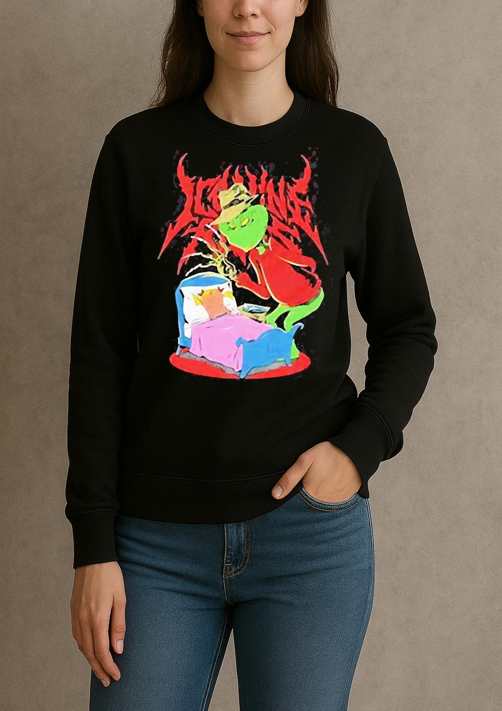 Grinch X Freddy Krueger A Nightmare In Whoville Shirt sweater