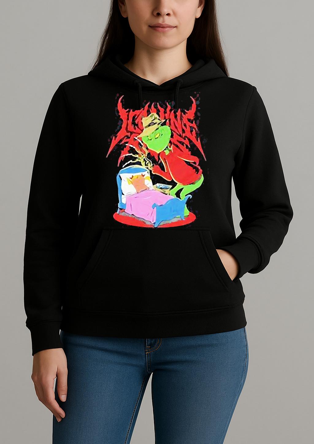 Grinch X Freddy Krueger A Nightmare In Whoville Shirt Unihoodie