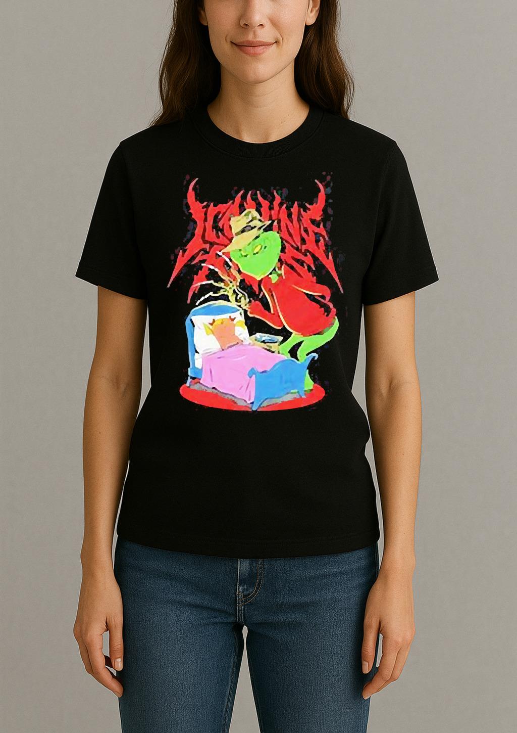 Grinch X Freddy Krueger A Nightmare In Whoville Shirt Womentee