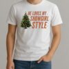 He Loves My Showgirl Style She Loves My Redwood Christmas Shirt