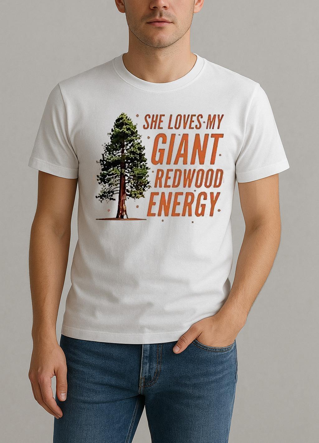 He Loves My Showgirl Style She Loves My Redwood Christmas Tree Shirt