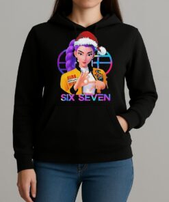 Huntrix K Pop Demon Hunters 6 7 Meme Funny Christmas Shirt Unihoodie