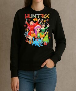 Huntrix K Pop Demon Hunters Christmas Cute Kawaii Holiday Shirt sweater