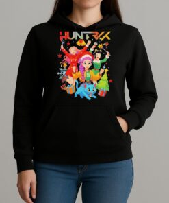 Huntrix K Pop Demon Hunters Christmas Cute Kawaii Holiday Shirt Unihoodie