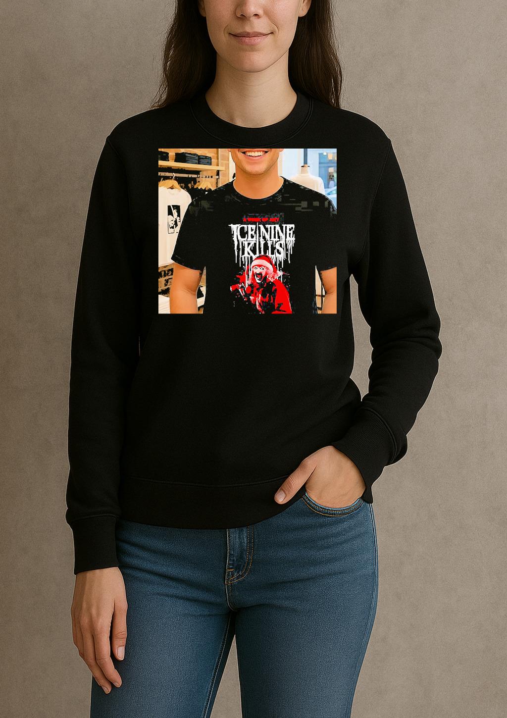 Ice Nine Kills X Terrifier A Work Of Art Christmas Horror Shirt sweater