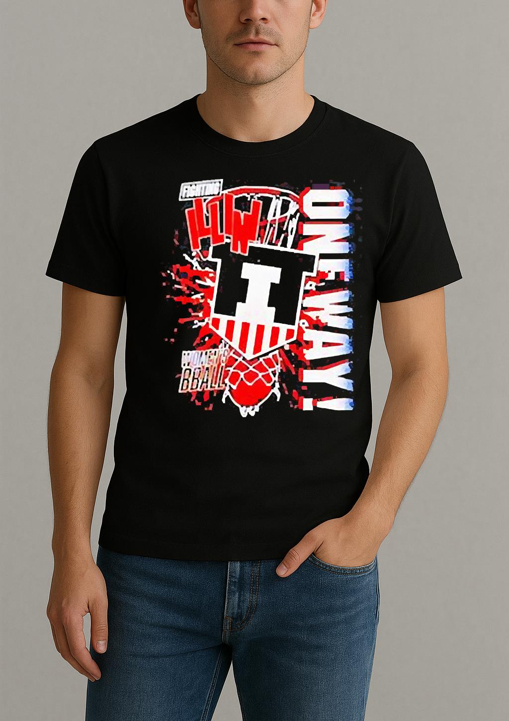 Illinois Womens Basketball One Way T Shirt