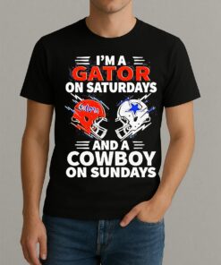 Im A Gators On Saturdays And A Cowboy On Sundays Shirt