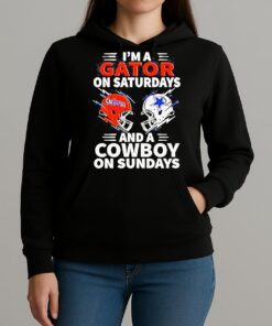 Im A Gators On Saturdays And A Cowboy On Sundays Shirt Unihoodie