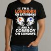 Im A Longhorn On Saturdays And A Cowboy On Sundays 2025 Shirt