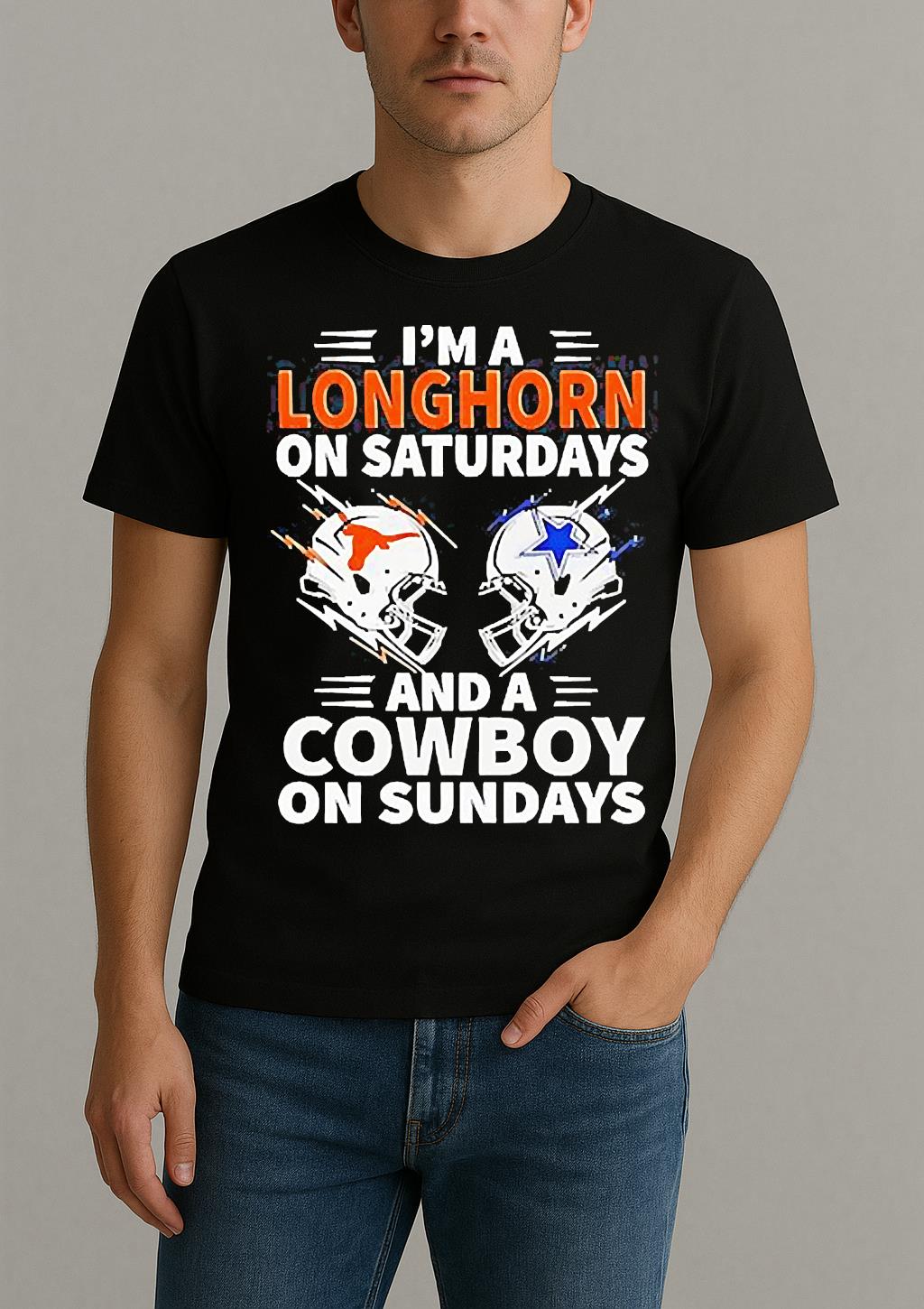 Im A Longhorn On Saturdays And A Cowboy On Sundays 2025 Shirt