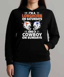 Im A Longhorn On Saturdays And A Cowboy On Sundays 2025 Shirt Unihoodie