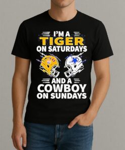 Im A Tiger On Saturdays And A Cowboy On Sundays Shirt