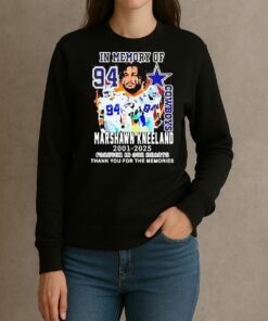 In Memory Of Cowboys Marshawn Kneeland 2021 2025 Forever In Our Hearts T Shirt sweater