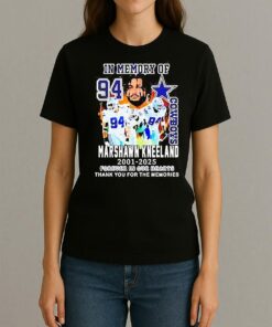 In Memory Of Cowboys Marshawn Kneeland 2021 2025 Forever In Our Hearts T Shirt Womentee