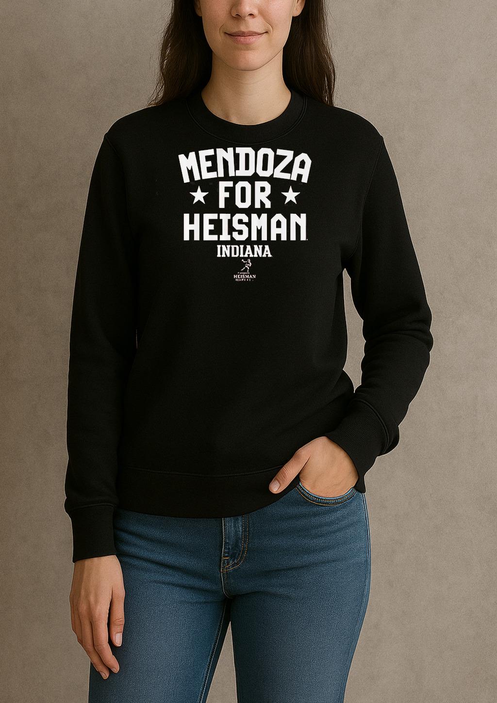 Indiana Fernando Mendoza For Heisman Shirt Indiana Football Tees sweater