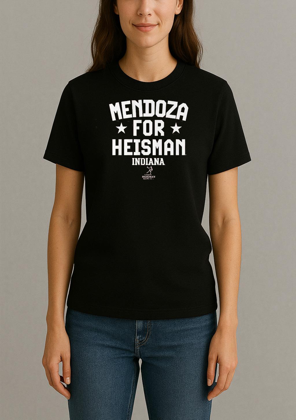Indiana Fernando Mendoza For Heisman Shirt Indiana Football Tees Womentee