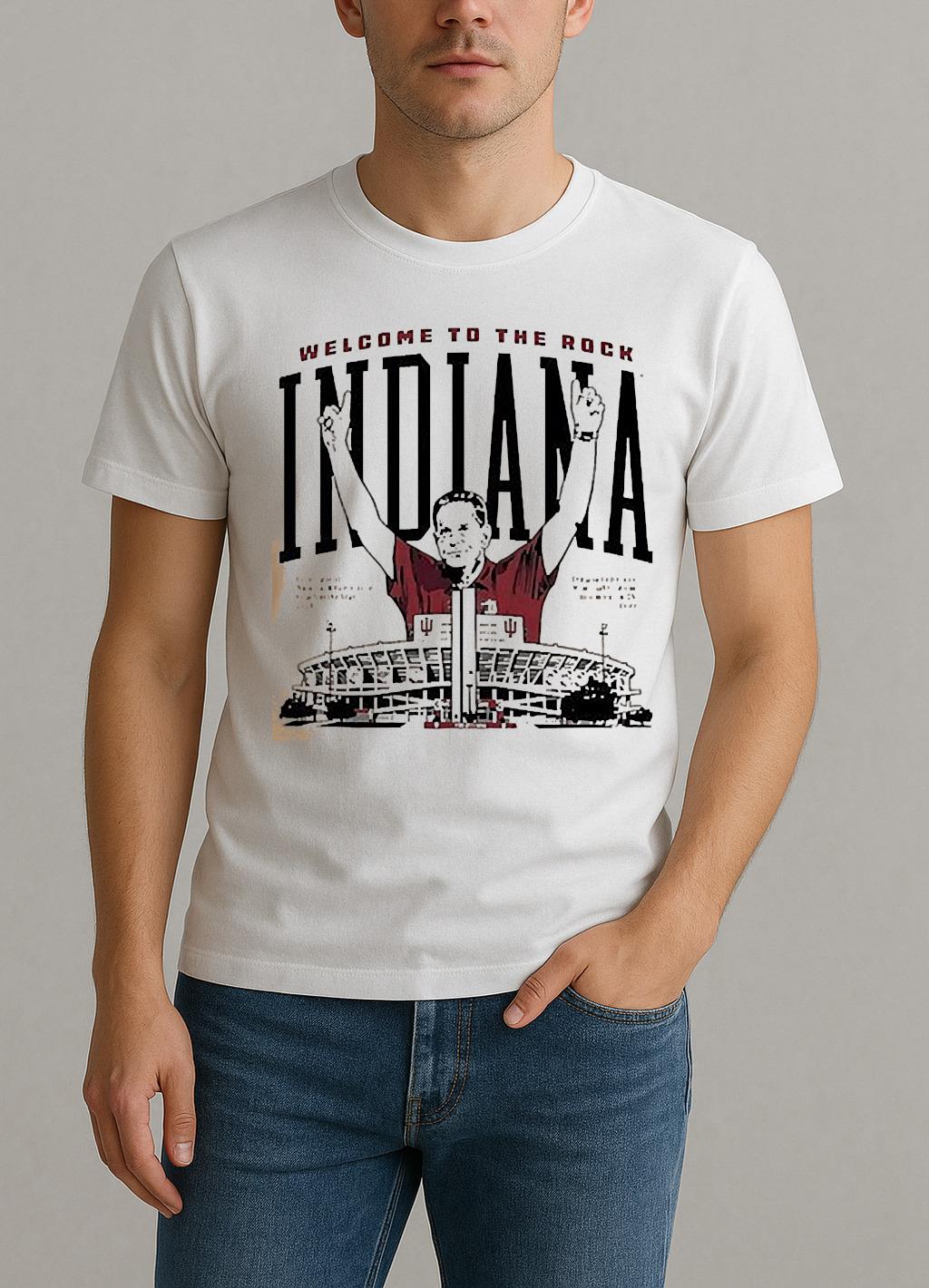 Indiana Hoosiers Curt Cignetti Welcome To The Rock Shirt