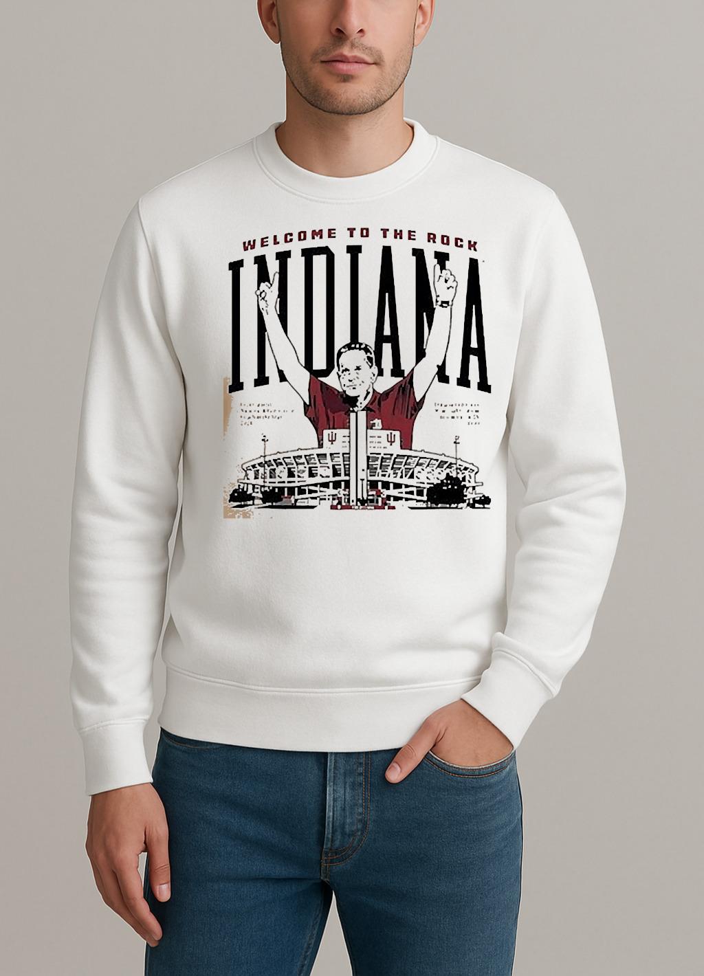 Indiana Hoosiers Curt Cignetti Welcome To The Rock Shirt sweater
