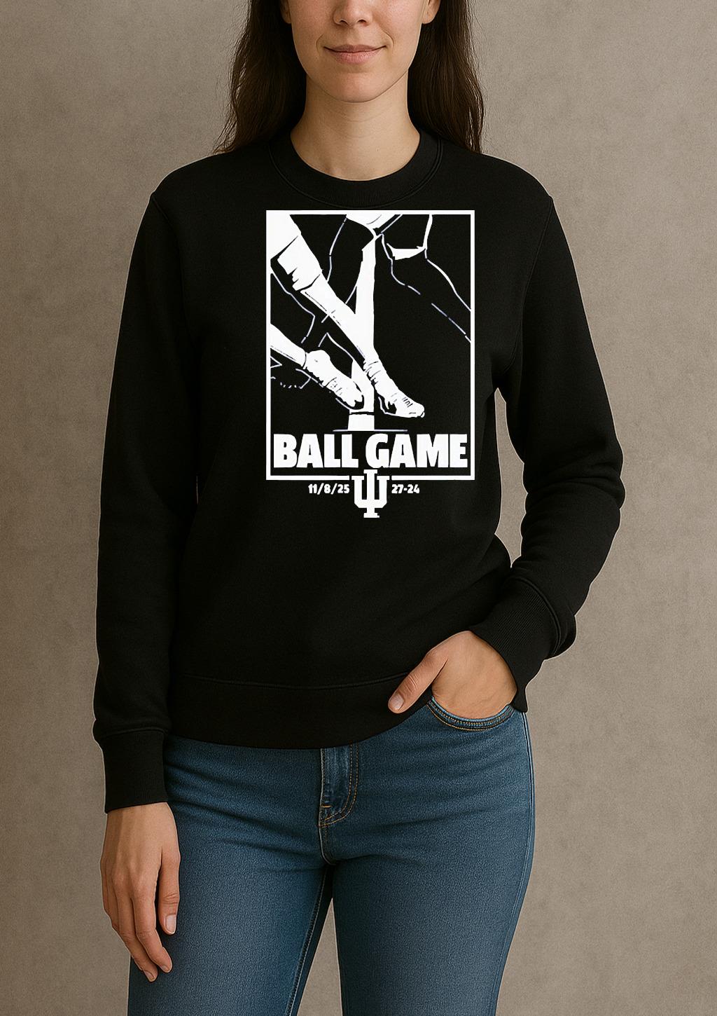 Indiana Omar Cooper Jr Toe Tap Ball Game Shirt Indiana Football Tees sweater