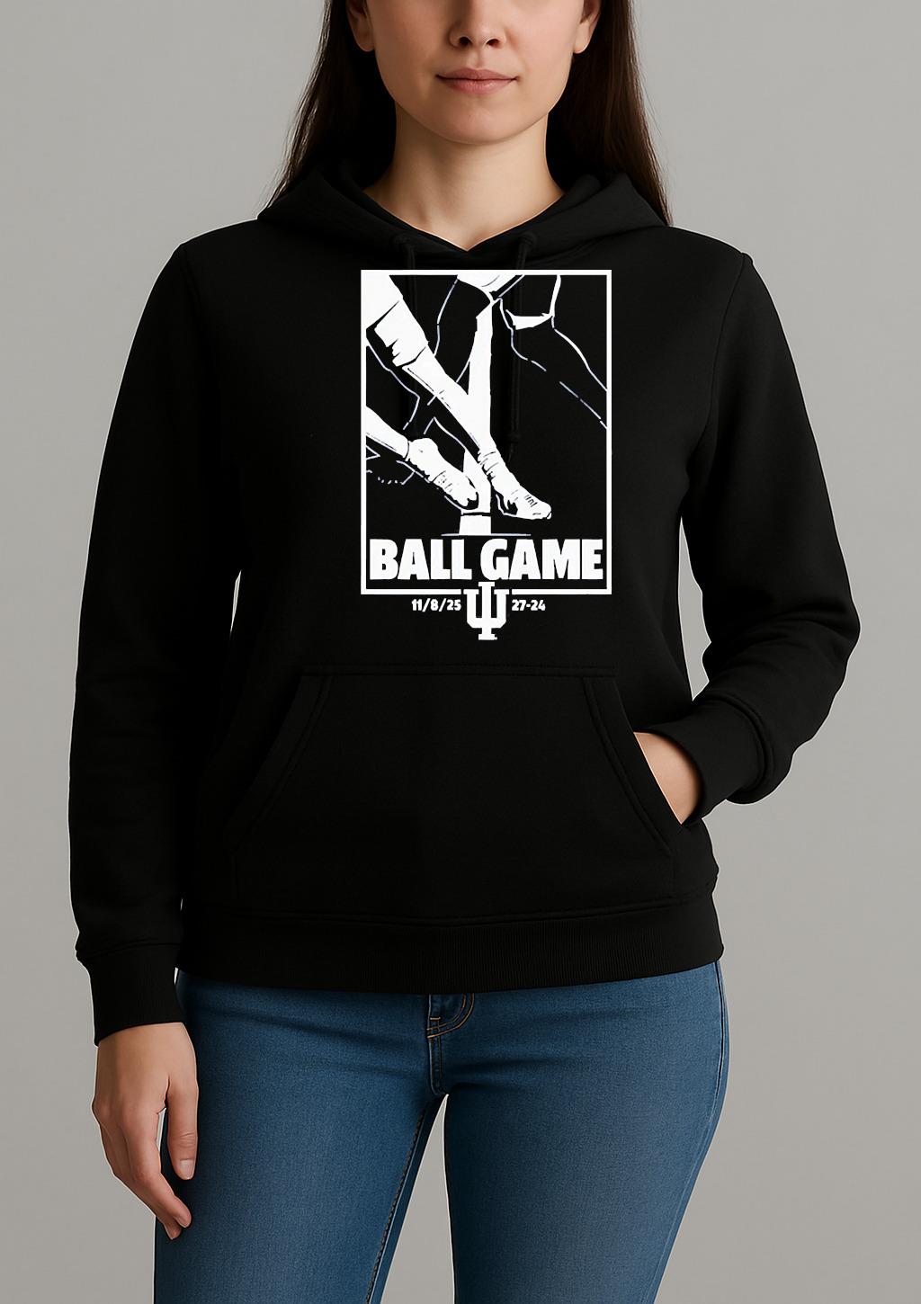Indiana Omar Cooper Jr Toe Tap Ball Game Shirt Indiana Football Tees Unihoodie