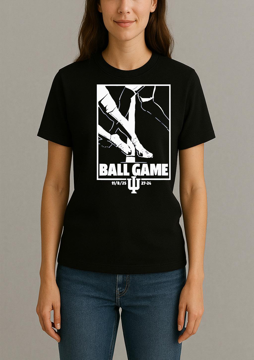 Indiana Omar Cooper Jr Toe Tap Ball Game Shirt Indiana Football Tees Womentee