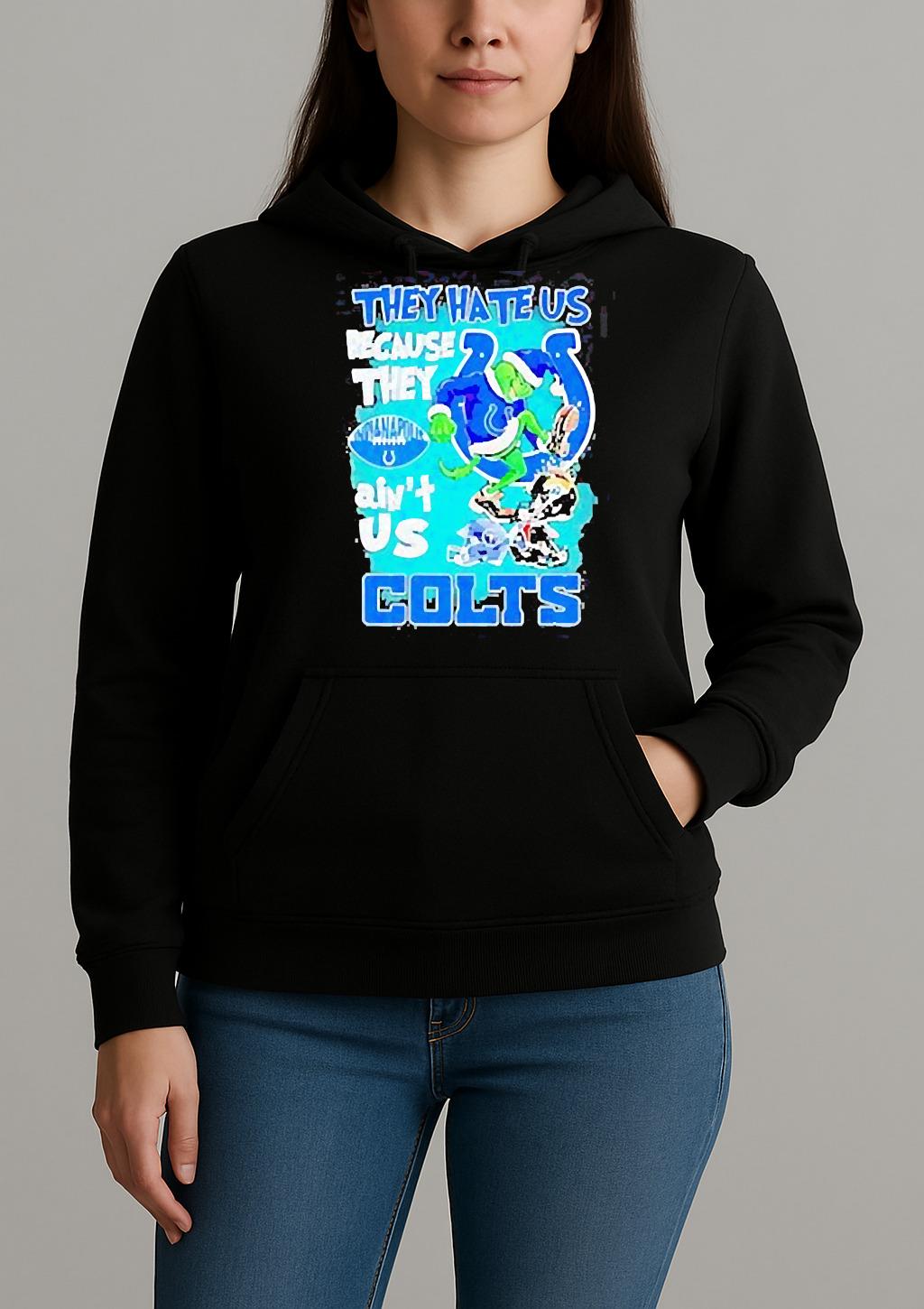 Indianapolis Colts Grinch They Hate Us Stomp On Teams T Shirt 1 Unihoodie