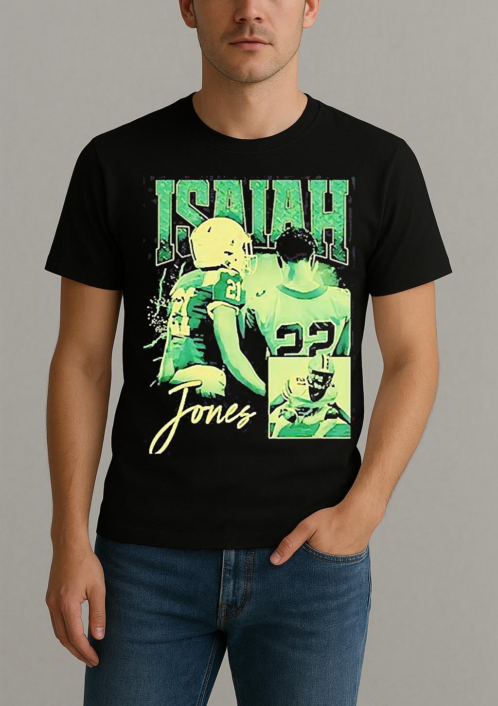 Isaiah Jones Defensive Back Graphic Shirt