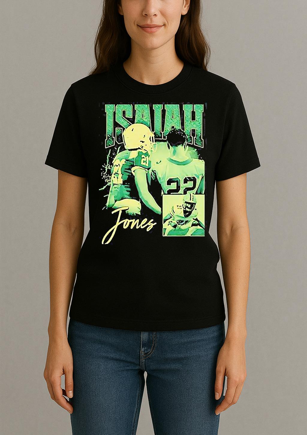 Isaiah Jones Defensive Back Graphic Shirt Womentee