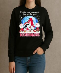Its The Most Wonderful Time Of The Years Peanuts Characters X Arizona Diamondbacks Merry Christmas T Shirt sweater