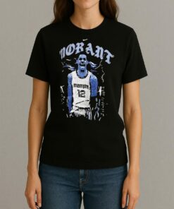 Ja Morant 12 Memphis Grizzlies Nike Basketball City Skyline Storm Vintage Shirt Womentee