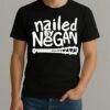Jeffrey Dean Morgan Wearing Nailed By Negan Shirt