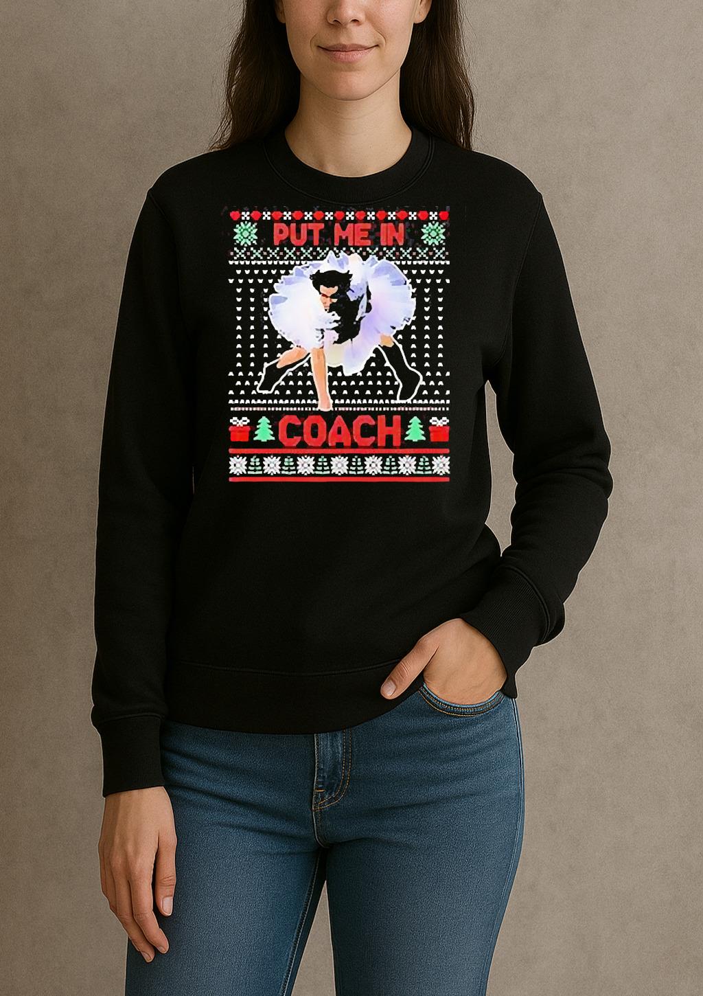 Jim Carrey Ace Ventura Put Me In Coach Christmas T Shirt sweater