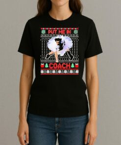 Jim Carrey Ace Ventura Put Me In Coach Christmas T Shirt Womentee