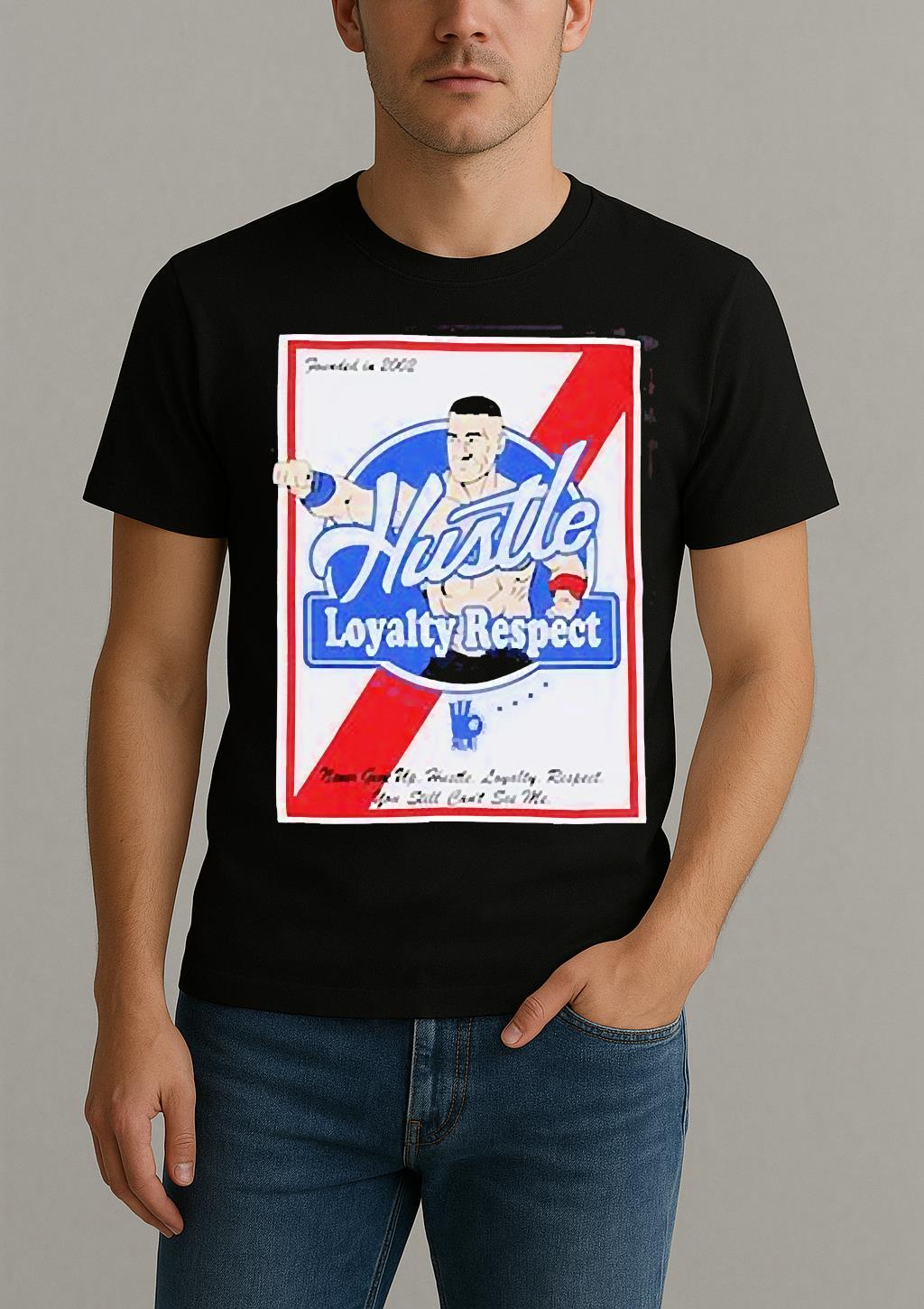 John Cena Wwe Hustle Loyalty Respect Founded In 2002 T Shirt