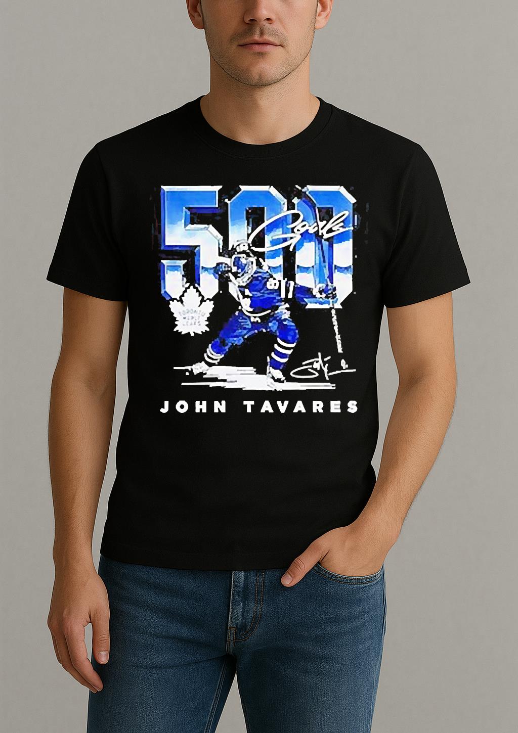 John Tavares Toronto Maple Leafs Hockey 500 Goal Signature T Shirt