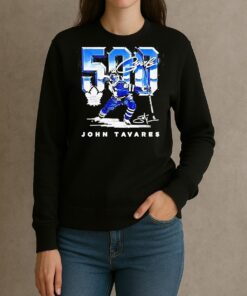 John Tavares Toronto Maple Leafs Hockey 500 Goal Signature T Shirt sweater