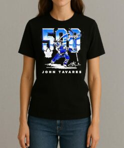 John Tavares Toronto Maple Leafs Hockey 500 Goal Signature T Shirt Womentee