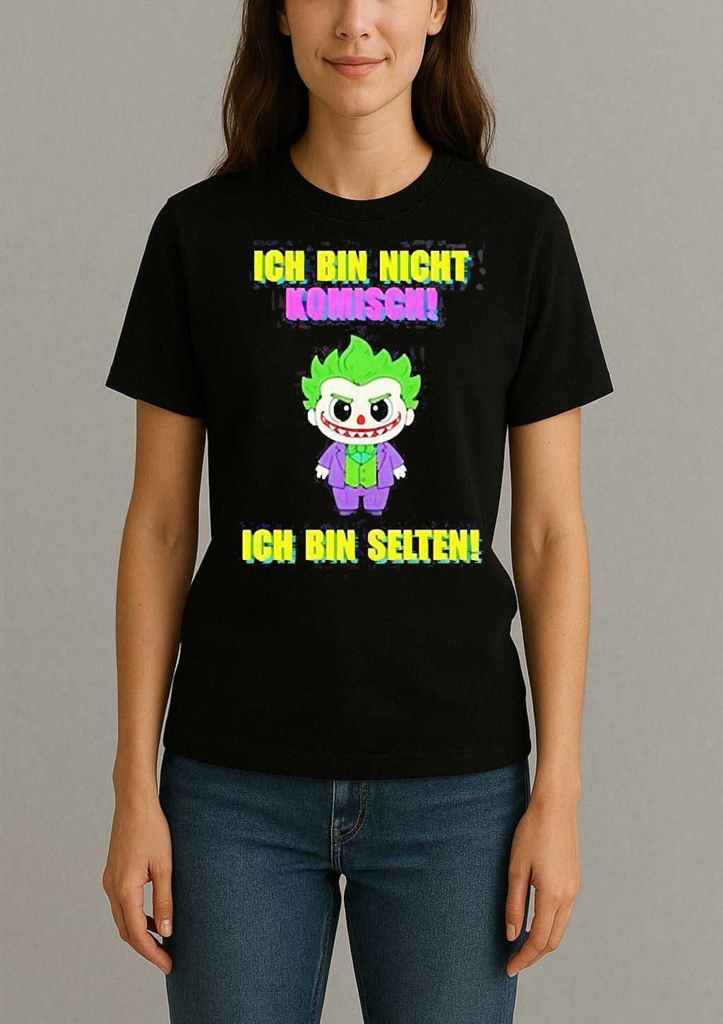 Jokerbubu Labubu Ich Bin Night Komisch Ich Bin Selten Shirt Womentee