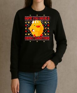 Jolly Af Duck Hope You Have A Merry Christmas T Shirt sweater