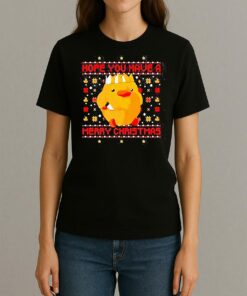 Jolly Af Duck Hope You Have A Merry Christmas T Shirt Womentee